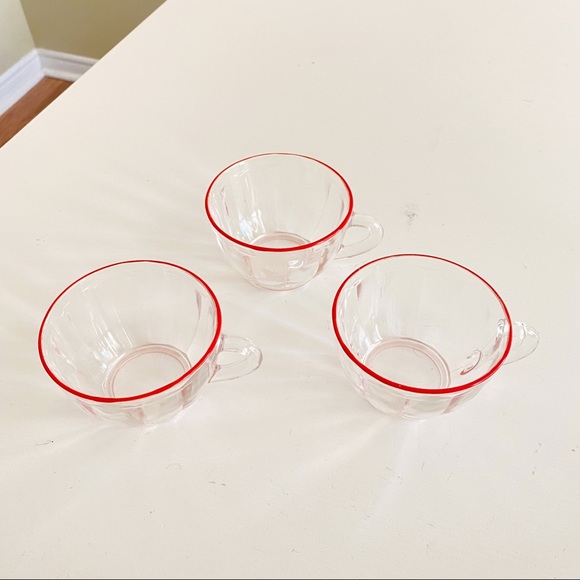 Vintage - Set of 3 Duralex Teacups - Picture 3 of 6